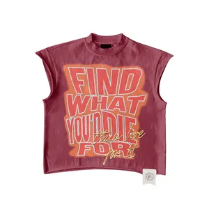 Camiseta de Alta Calidad 100% Algodón para Hombre, con Logotipo de Estrella y Patrón de Letras, Ecológica, de Secado Rápido, Estilo Urbano - Product Image 3