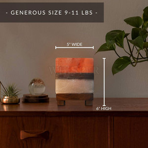 Modern Design Carved Himalayan <b>Cube</b> Salt Lamp Natural <b>Light</b> High Quality Top A+ Grade Decor Piece - Product Image 6