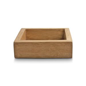 Bandeja Cuadrada de Madera Hecha a Mano con Revestimiento de Esmalte, Bandeja Redonda para Servir en la Cocina y el Comedor, Personalizable, Natural, Disponible al Mejor Precio - Product Image 4