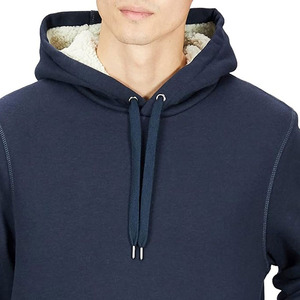 Custom Made Inner Sherpa Fleece Lining Pullover Hoodies High Quality Men's Clothing New Design Jumper Hoodie In Low MOQ - Product Image 6