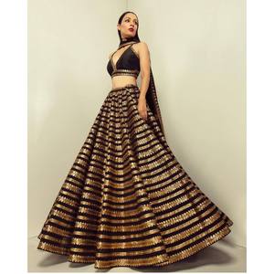 Party Wear Lehenga Choli avec Sequence & Dori Work Robes de mariée élégantes - Product Image 4