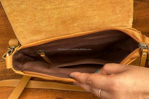 Prêt à expédier sacs à main à bandoulière en cuir usiné à la main à la mode pour les femmes grand sac à rabat matelassé personnalisé sacs à bandoulière de Style de luxe - Product Image 6