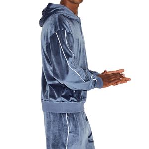 Meilleure vente poids lourd hommes surdimensionné velours pull à capuche tendance confortable personnalisé épais sweats à capuche hiver plaine PAR BS 2026 - Product Image 2