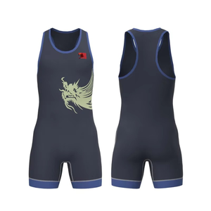 Ropa Deportiva, Singlets de Lucha Sublimados Económicos para Hombre, Singlets de Lucha de Poliéster para Atletas de Peso Pesado - Product Image 3