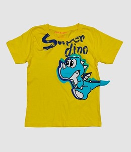 T-shirt confortable à manches courtes pour garçons, vêtements d'été décontractés à col rond pour garçons - Product Image 1