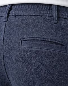 Men Steel Blue Slim Fit Casual Jogger Pants Elastic Waist <b>Drawstring</b> <b>Trousers</b> Soft Fabric Comfortable Daily Wear Stylish Look - Product Image 5