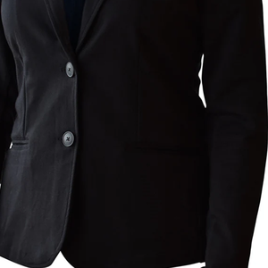 Blazer Negro Tallas Grandes para Mujer 2026, Chaqueta de Dos Botones, Estilo Urbano, Abrigo de Hermandad con Logotipo Griego Personalizado, Ropa Formal de Oficina - Product Image 5