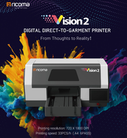 Imprimante dtg de conception personnalisée RiCOMA directement sur la machine d'impression de t-shirts imprimante dtg 400*500