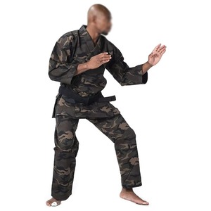 Kimono de BJJ Unisex con Camuflaje, Corte Regular, Poliéster/Algodón, Duradero, Ligero, Transpirable, de Secado Rápido, para Artes Marciales, Talla Adulto - Product Image 4