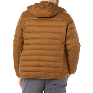 Veste matelassée légère pour homme, très vendue, confortable, infroissable, 100% coton, manches longues, couleur marron. - Product Image 3