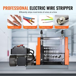 Spellatura Cavi Elettrici 60W, Spellacavi Motorizzato con Calibro Profondità 0.06FT-0.98FT, Attrezzatura per Riciclo Rottami Metallici a 6 Lame Circolari - Product Image 2