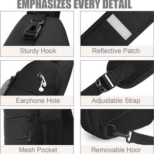 กระเป๋าคาดลำตัวพิมพ์ลายโลโก้ใหม่มาแรงประจำปี 2026 ผลิตในปากีสถาน ดีไซน์ทันสมัย - Product Image 4