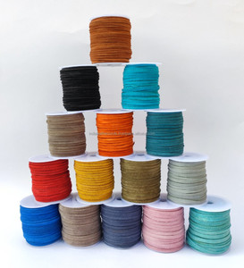 Soft Suede Leather Cord Split Velvet Style for Handmade Jewelry Craft charm Necklace Bracelet Gift Wrapping <b>Ribbon</b> Wholesale - Product Image 6