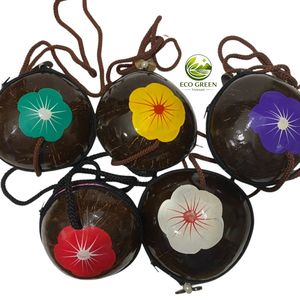 Waterproof Round Handicraft Handmade new customize natural Modern Coconut <b>purse</b> Vietnam Coconut - Product Image 2