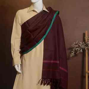 Châle en laine pour homme, service OEM, faible MOQ, couleur unie, châle d'hiver respirant en laine, taille personnalisable, approvisionnement direct usine - Product Image 1
