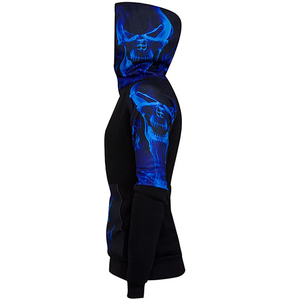 Sweat-shirt à capuche noir surdimensionné imprimé par sublimation, personnalisé, mode homme, taille XXXXL - Product Image 5