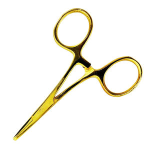 Juego de 2 Piezas de Pinzas Hemostáticas Kelly de Acero Inoxidable de Alta Calidad, Reutilizables, Color Dorado, Certificación CE, para Uso Quirúrgico - Product Image 3