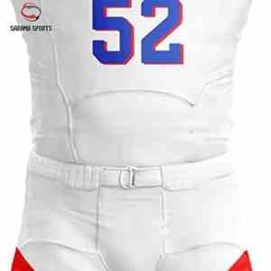 Camiseta de Práctica de Fútbol Americano Personalizada con Malla de Sarga y Sublimación para Jóvenes, Uniforme de Fútbol Americano para Hombre - Product Image 4