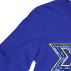 Camiseta de Manga Larga Sigma Gamma Rho, Cuello Redondo, Informal, Deportiva, Cómoda, Uniforme Deportivo Personalizado, Ropa de Equipo OEM - Product Image 5