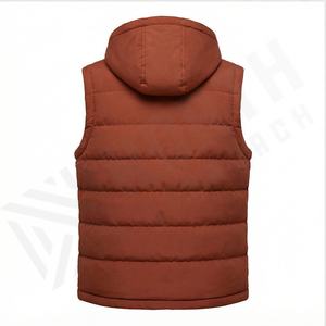 Men's Insulated Quilted Gilet <b>Black</b> Down Padded Wholesale High Quality Men Windproof Puffer Jacket <b>Vest</b> Winter Warm Puff Mens - Product Image 3