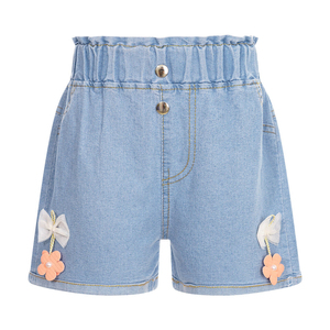 Short en jean pour femme sur mesure, respirant, écologique, séchage rapide, haute qualité, ajustable, logo personnalisé OEM, couleurs et tailles variées, élastique - Product Image 6