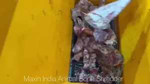 Trituradora de Huesos de Doble Eje Avanzada, Máquina Eléctrica de Procesamiento de Carne de Doble Eje de 1000 Kg/Hr para Uso Industrial - Product Image 4
