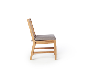 เก้าอี้ไม้สักแท้สำหรับสวนกลางแจ้ง เก้าอี้รับประทานอาหารไม้สักสไตล์มินิมอล เก้าอี้ไม้เคลือบผิวธรรมชาติสำหรับลานบ้าน สนามหลังบ้าน โรงแรม และวิลล่า - Product Image 3