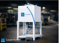Nouvelle machine automatique LUCAN TECHNO PLC Dio-Blaster (modèle sur pied) à commande par pédale, pour acier doux/peinture en poudre, personnalisable 12