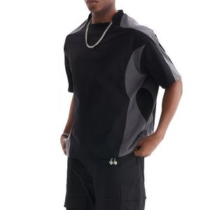 Camiseta de Dos Paneles Extra Grande para Hombre, Talla Grande, Lisa, con Logotipo Personalizado, Camiseta de Alta Calidad para Hombre - Product Image 4