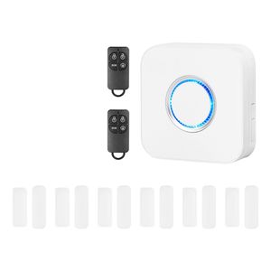 Campanello Wireless DC 12V con Portata di 200m, Sensore di Contatto, Allarme, Telecomando, App e Set-Top Box per Avvisi - Product Image 1