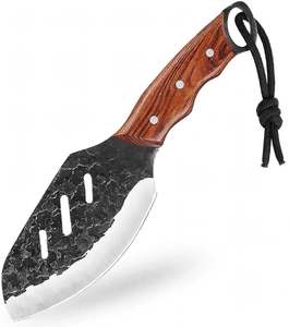Cuchillo de Carnicero Mini Forjado a Mano en Acero al Carbono con Mango de Madera, Utensilio de Cocina - Product Image 2