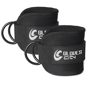 สายรัดข้อเท้าแบบปรับได้ ทำจากนีโอพรีนและไนลอนอย่างดี ขายดีที่สุด พร้อมแผ่นรองรับแรงกระแทก ปิดด้วยตัวล็อคแบบสแนป ป้องกันอย่างมืออาชีพ เหมาะสำหรับทุกเพศ ใช้สำหรับออกกำลังกายที่ยิมและฟิตเนส - Product Image 1