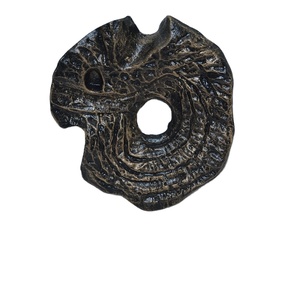 High Quality Antique Bronze Black Wall Sculpture Rustic Design Wall Vase Enhances Living Room Wall Decor with Timeless Beauty - Product Image 1