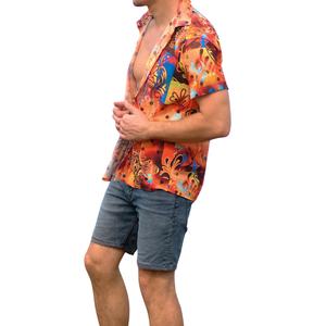 <b>Mens</b> Solid Full Sleeve Casual <b>Shirt</b> Regular Fit 100% Cotton Breathable Lightweight <b>Beach</b> Vacation Summer Wear - Product Image 3