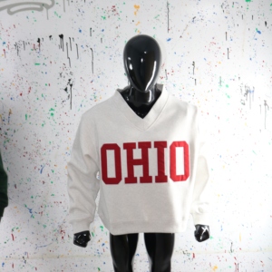 Sweat-shirts OHIO à col montant 450 GSM, broderie personnalisée avec nom, coupe ample et carrée, 100% coton molletonné French Terry - Product Image 3