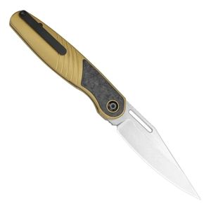 Couteaux de poche pliants élégants avec lame à revêtement foncé et poignées texturées, dotés d'un attache-cordon, idéaux pour le camping et la randonnée - Product Image 3