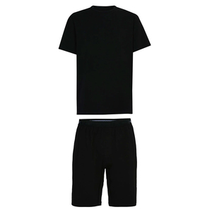 Ensemble décontracté pour homme en coton doux 100 %, respirant, pour l'été, avec t-shirt à manches courtes et short assorti, style imprimé décontracté - Product Image 6