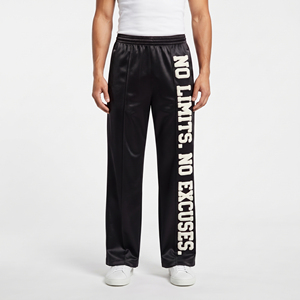 Pantalones Deportivos de Chenilla 100% Poliéster para Hombre, Cintura Elástica, Pantalones Deportivos con Bordado, Pantalones de Entrenamiento para Hombre - Product Image 5