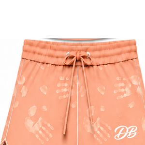 Pantalones Cortos Deportivos Casuales para Hombre, Estampado de Coral, Cintura con Cordón, Transpirables, Logotipo Frontal con Impresión por Sublimación, Tejido de Poliéster - Product Image 1