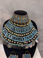 Parures de bijoux afghans les plus vendues, haute qualité, style vintage 100% authentique, collier et boucles d'oreilles pour mariages, fêtes, cadeaux de l'Aïd