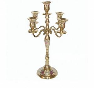 Candelabro de Latón Hecho a Mano para Decoración Tradicional y Moderna, Candelabro de Latón Macizo con Elegante Diseño de Proveedor - Product Image 3