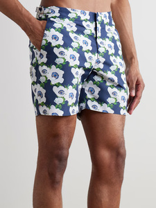 Shorts de bain unis pour hommes, séchage rapide, taille à cordon, légers, pour la plage, vente en gros - Product Image 3