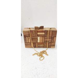 Elegante Bolso de Mano de Madera Hecho a Mano para Mujer, Ideal para Fiestas, RR ENTERPRISES India - Product Image 2