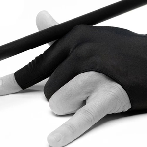 Geo Brothers Breathable Lightweight Spandex Low Price 2 Finger Billiard <b>Gloves</b> Hook Loop Closure Snooker <b>Pool</b> Sports High - Product Image 6