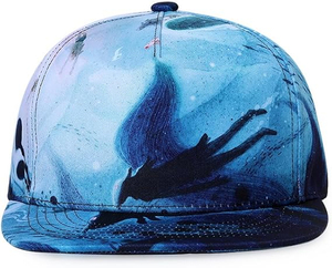 Nouvelle Arrivée 2026 Casquette de Baseball Unisexe Bleue à Imprimé Animal 6 Panneaux, Impression par Sublimation, Fermeture à Boucle Simple, Style Décontracté - Product Image 4
