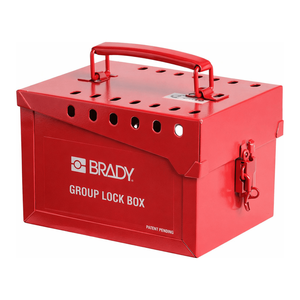 Boîte de verrouillage métallique portable moyenne Brady pour LOTO industriel, durable - Product Image 2
