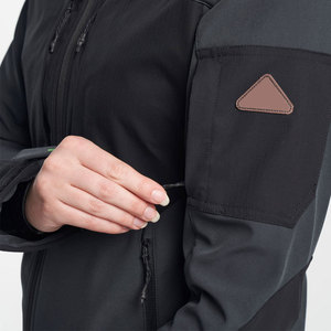 Chaqueta Softshell de Cuello Alto para Mujer, Chaqueta Softshell Suave al Tacto para Mujer, Chaqueta Softshell de Invierno para Mujer - Product Image 5