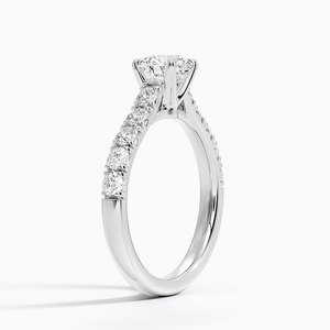 แหวน BOJ รุ่น 016 ทรงกลม เงินแท้ 925 ประดับเพชรครึ่งวง 2 กะรัต สี D ความสะอาด VVS1 มอยส์ซาไนต์ รับรองโดย GRA ราคาพิเศษ - Product Image 2