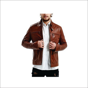 Chaquetas de Hombre de Alta Calidad, el Mejor Diseño, Piel de Oveja, Ropa Casual con Cremallera, Lona Recubierta, Precio Accesible - Product Image 5