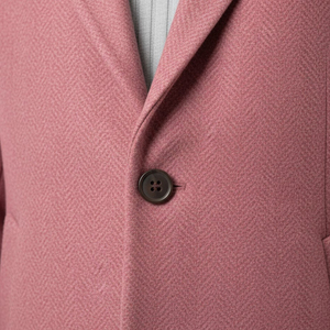 <b>Men</b> Classic Fit <b>Overcoat</b> <b>Long</b> <b>Wool</b> Winter Coat OEM Factory Custom Logo Design Formal Fashion Outerwear Wholesale Supplier Real - Product Image 6